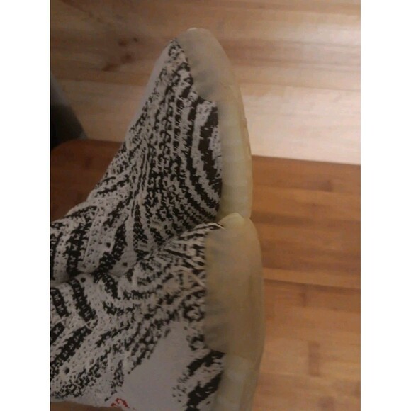 adidas Yeezy Boost 350 V2 Zebra CP9654 Men\'s Low Top Sneakers White Black SIZE 7 main image 9